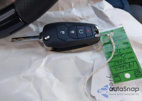 2025 Chevrolet Trax Fwd 1Rs z USA, uszkodzony, nr VIN KL77LGEP6SC193662